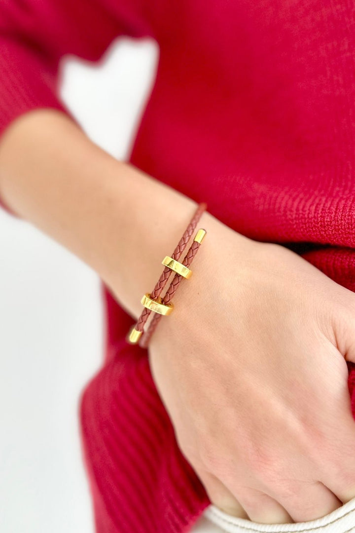 CHOCOLATE ROPE BRACELET