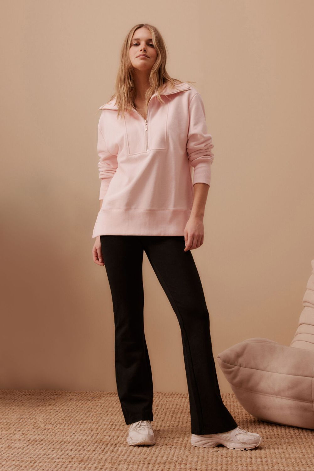 Isabella Half Zip Sweat