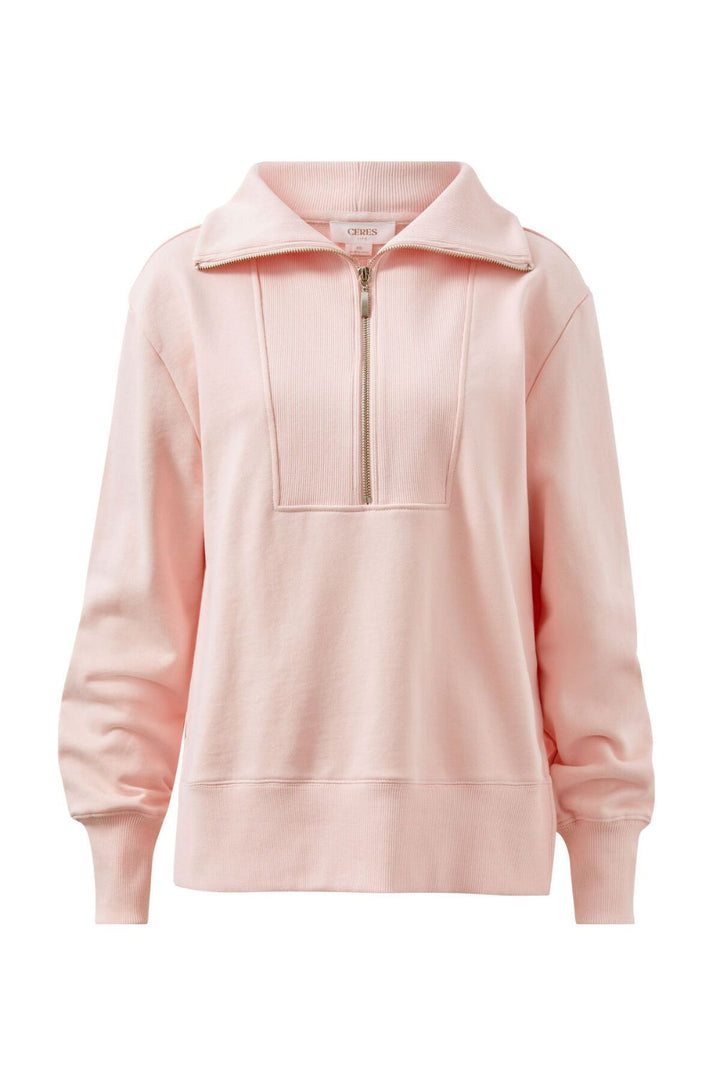 Isabella Half Zip Sweat