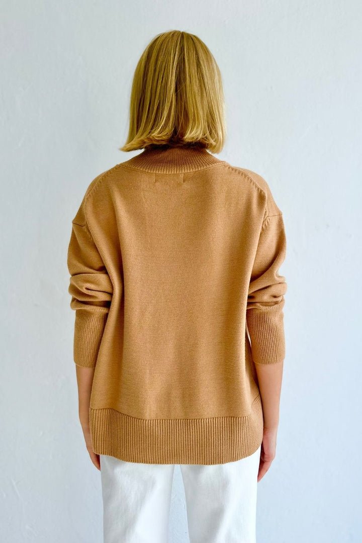 Coco Roll Neck - Tan