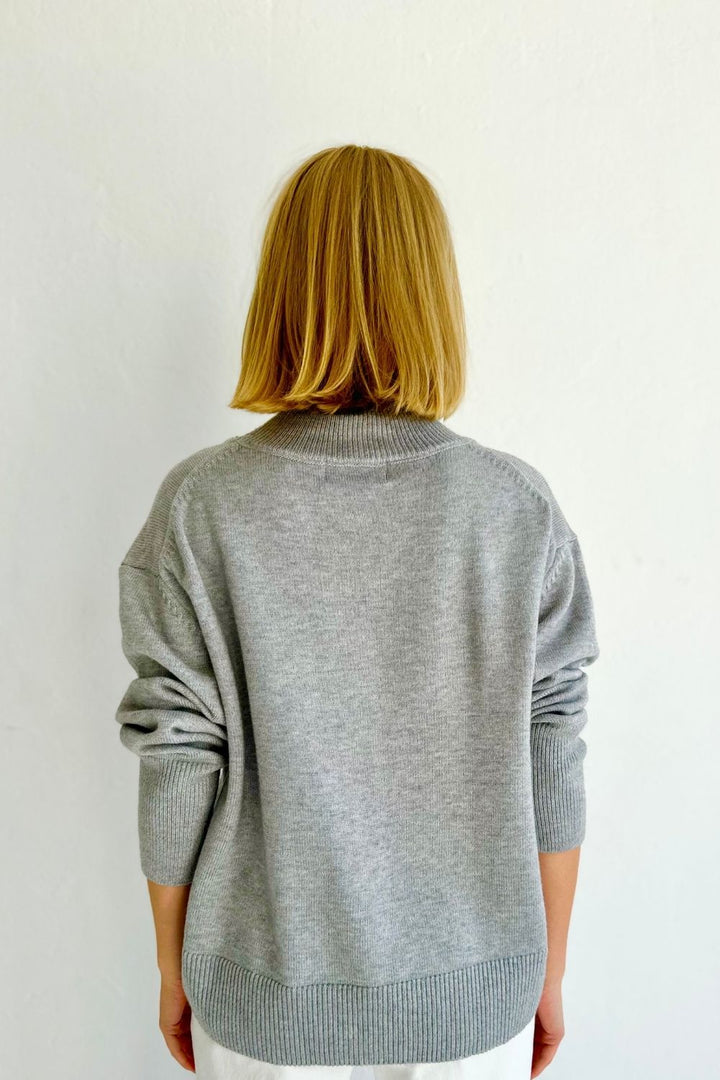 Coco Roll Neck - Grey