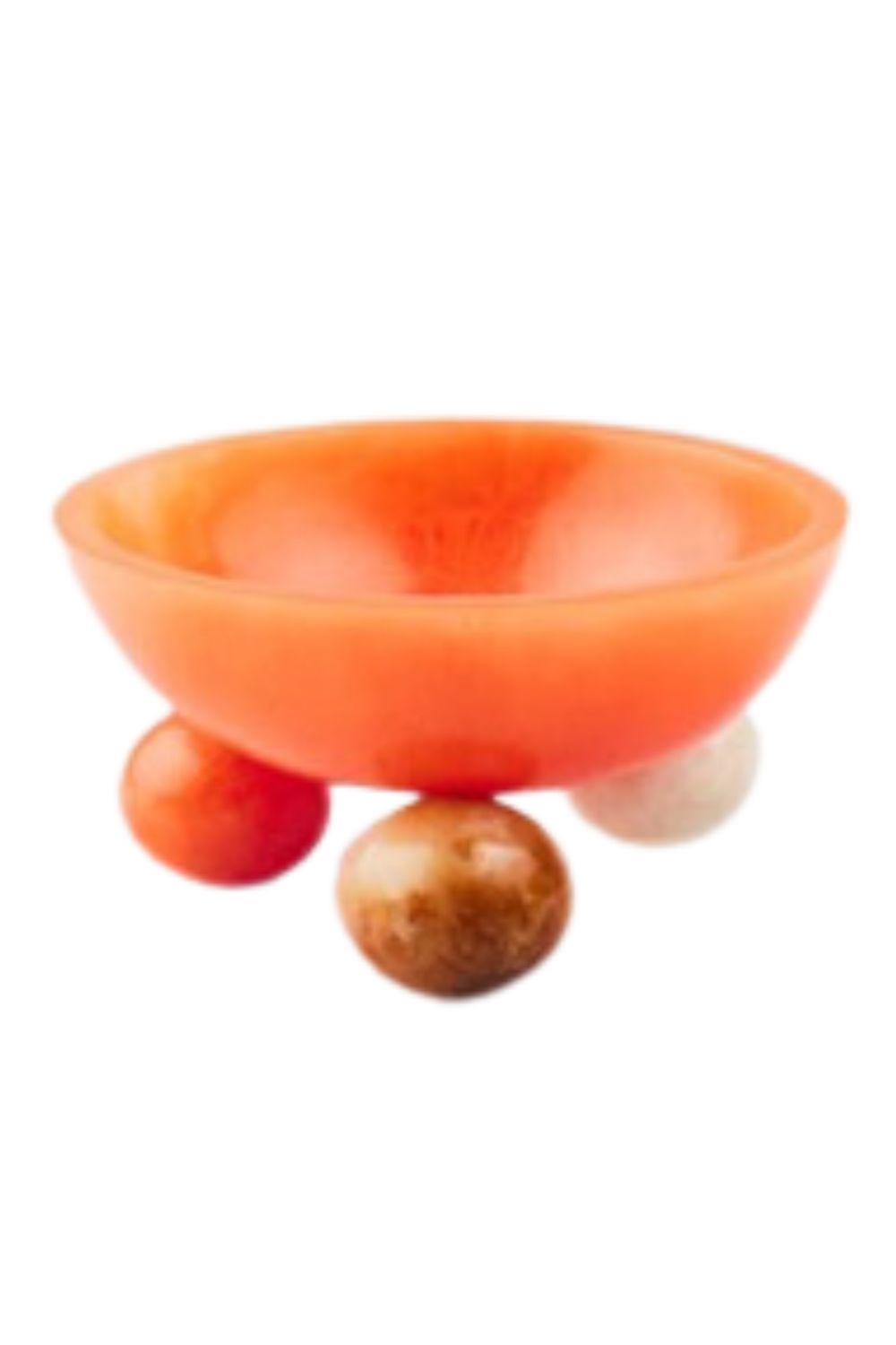 Fruit bowl with legs - Orange - Small