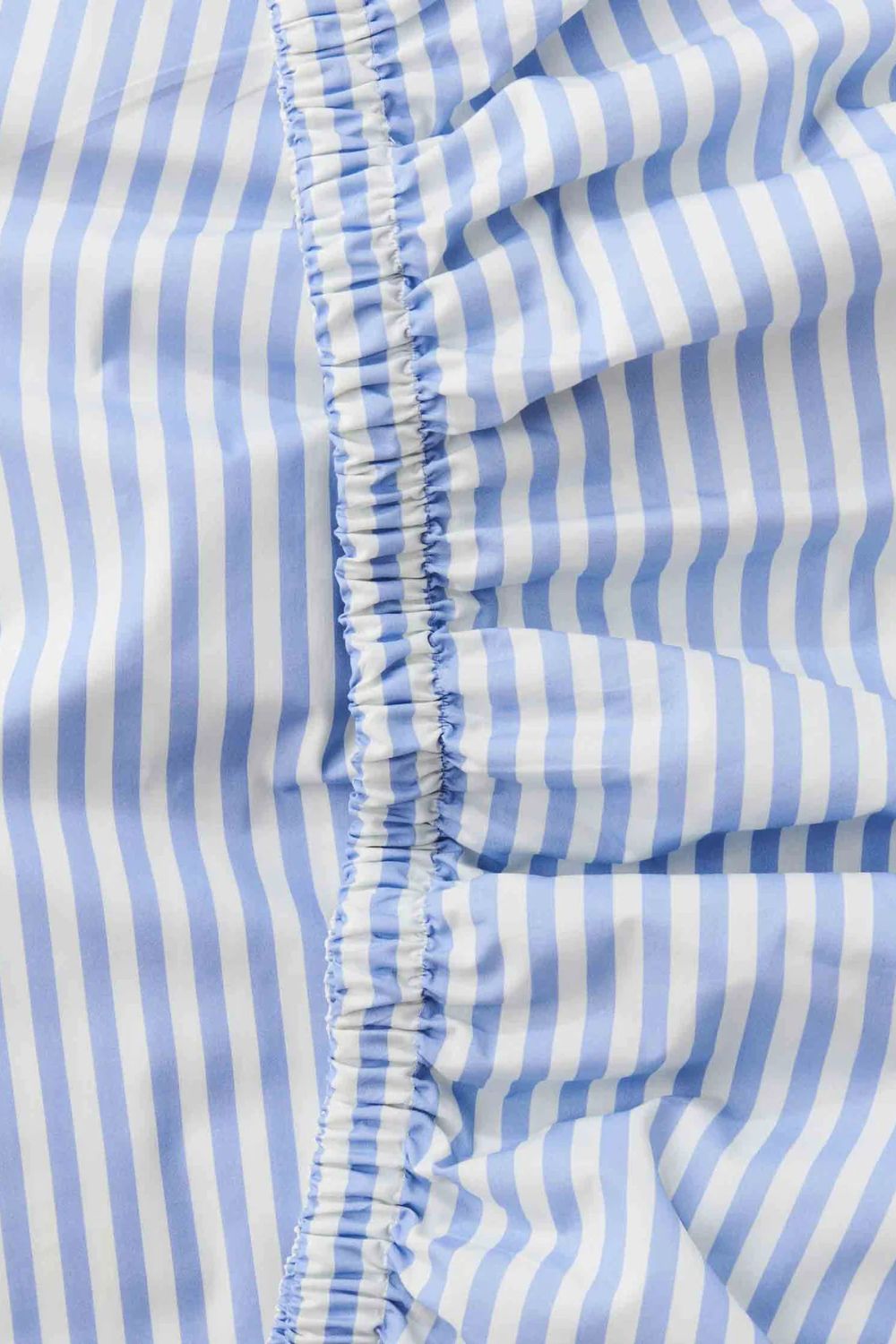 SEASIDE STRIPE ORGANIC COTTON  FITTED SHEET