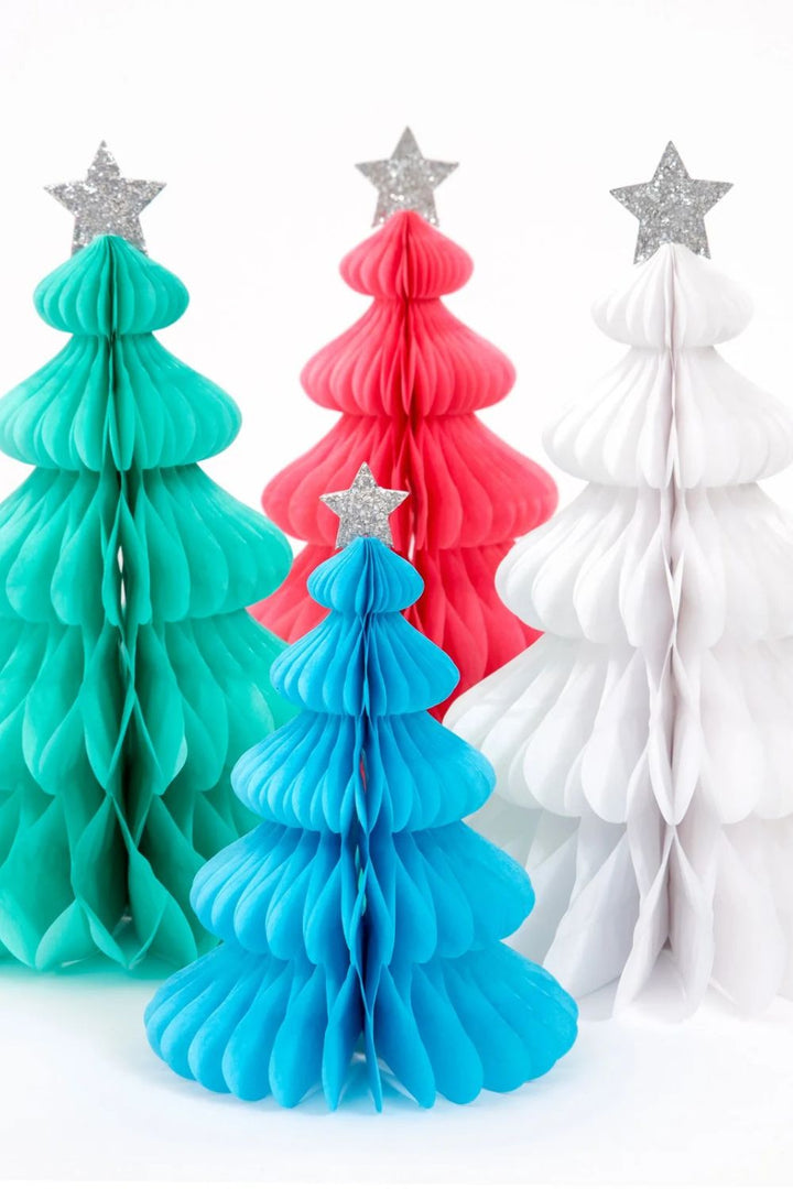 Rainbow Forest Honeycomb Decorations (pack of 10)