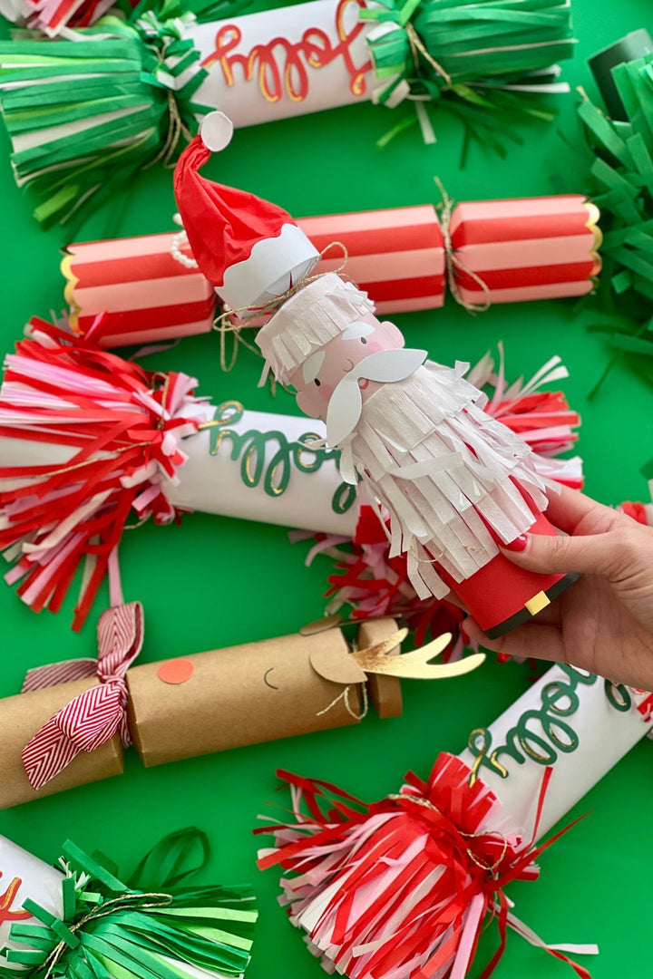 Santa, Reindeer & Tree Crackers