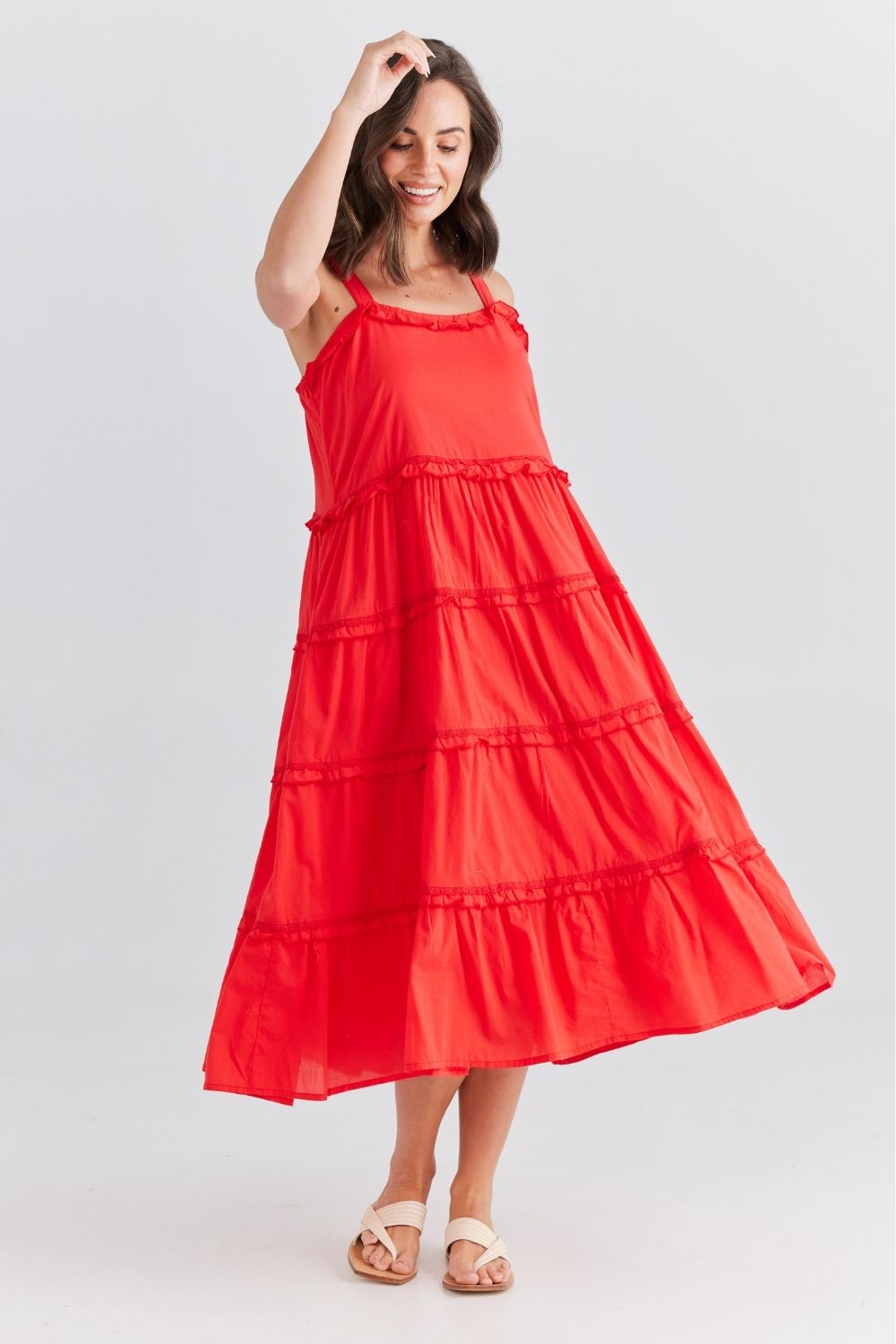 Alita Dress - Scarlet