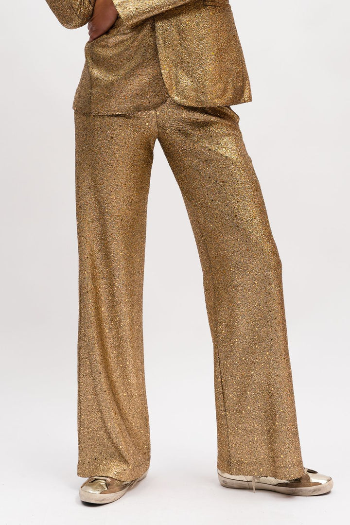 Sonya Gold Shimmer Trouser