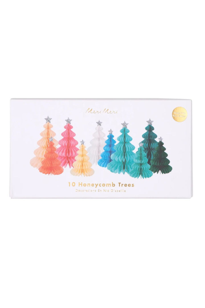 Rainbow Forest Honeycomb Decorations (pack of 10)