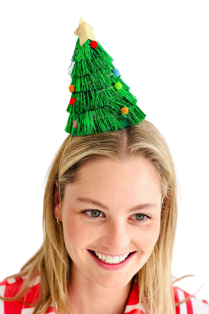 Tinsel Tree Party Hats (Pack of 6)