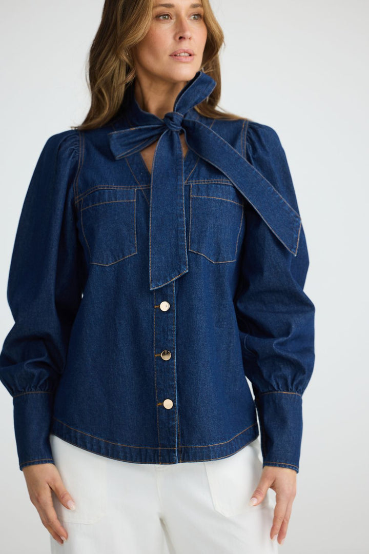 Nicola Denim Blouse