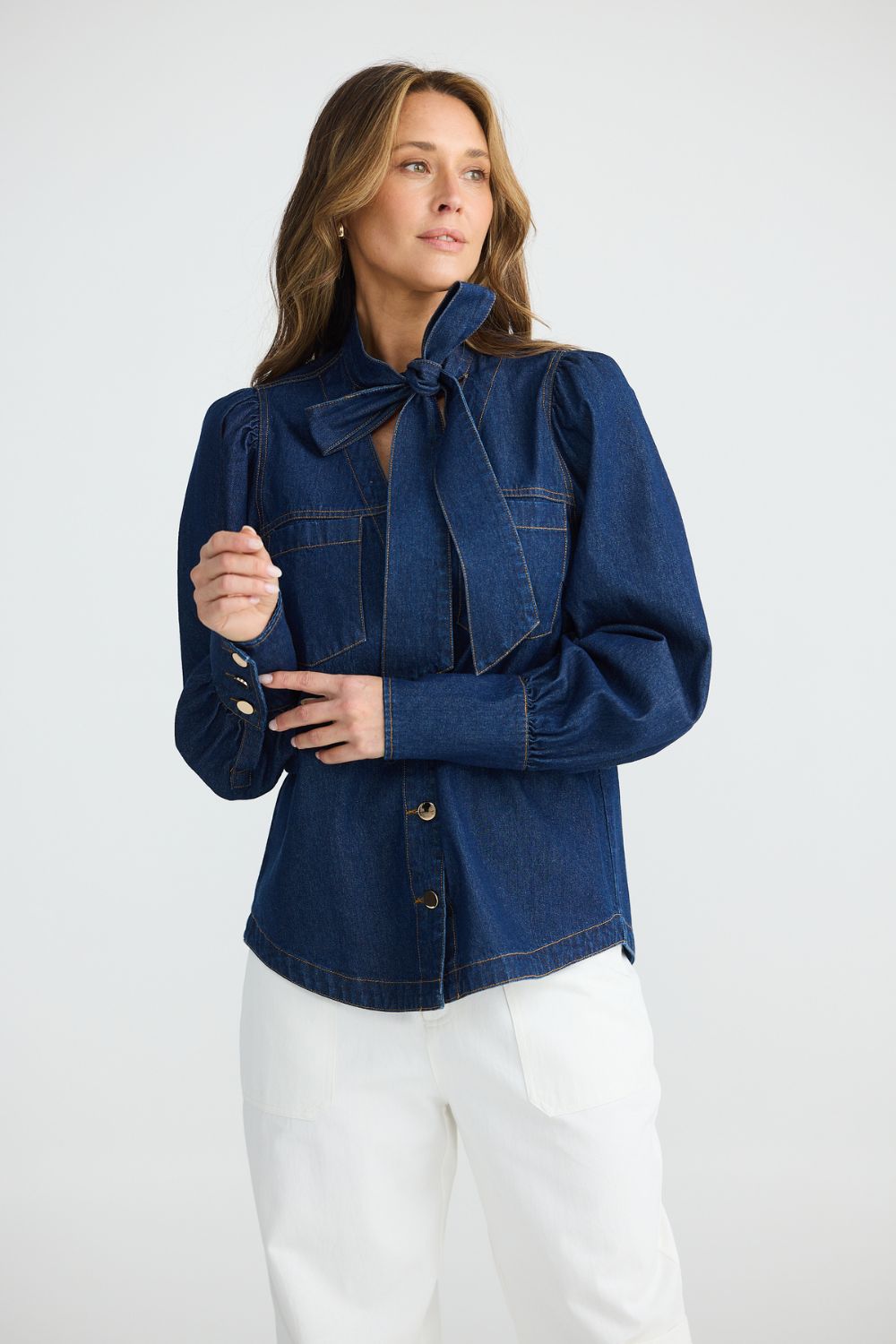 Nicola Denim Blouse
