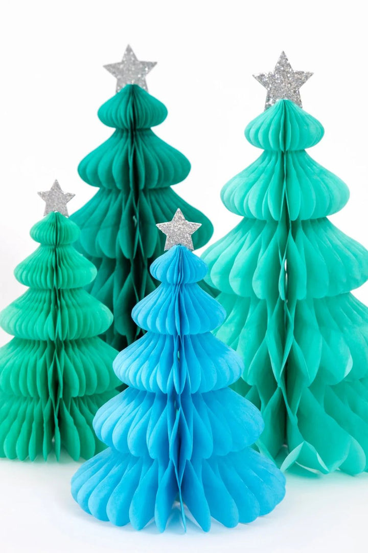 Rainbow Forest Honeycomb Decorations (pack of 10)