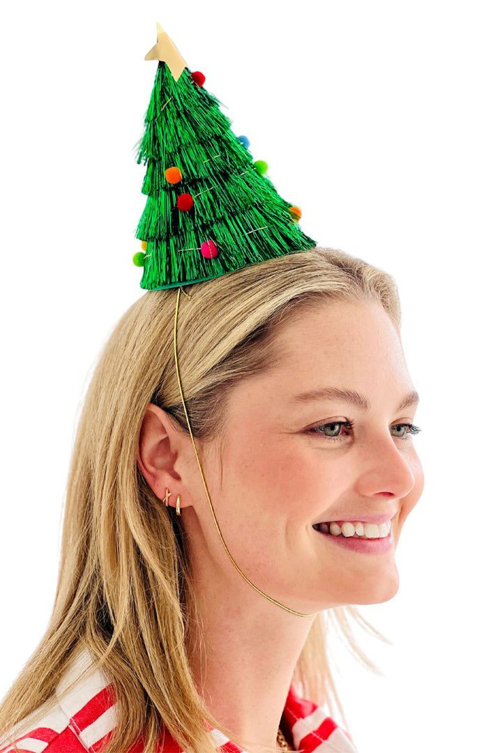 Tinsel Tree Party Hats (Pack of 6)