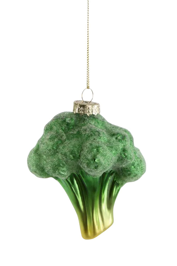 Sugared Brocolli Decorations - Set of 4