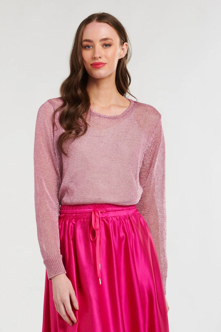 Adele Lurex Knit | ORCHID