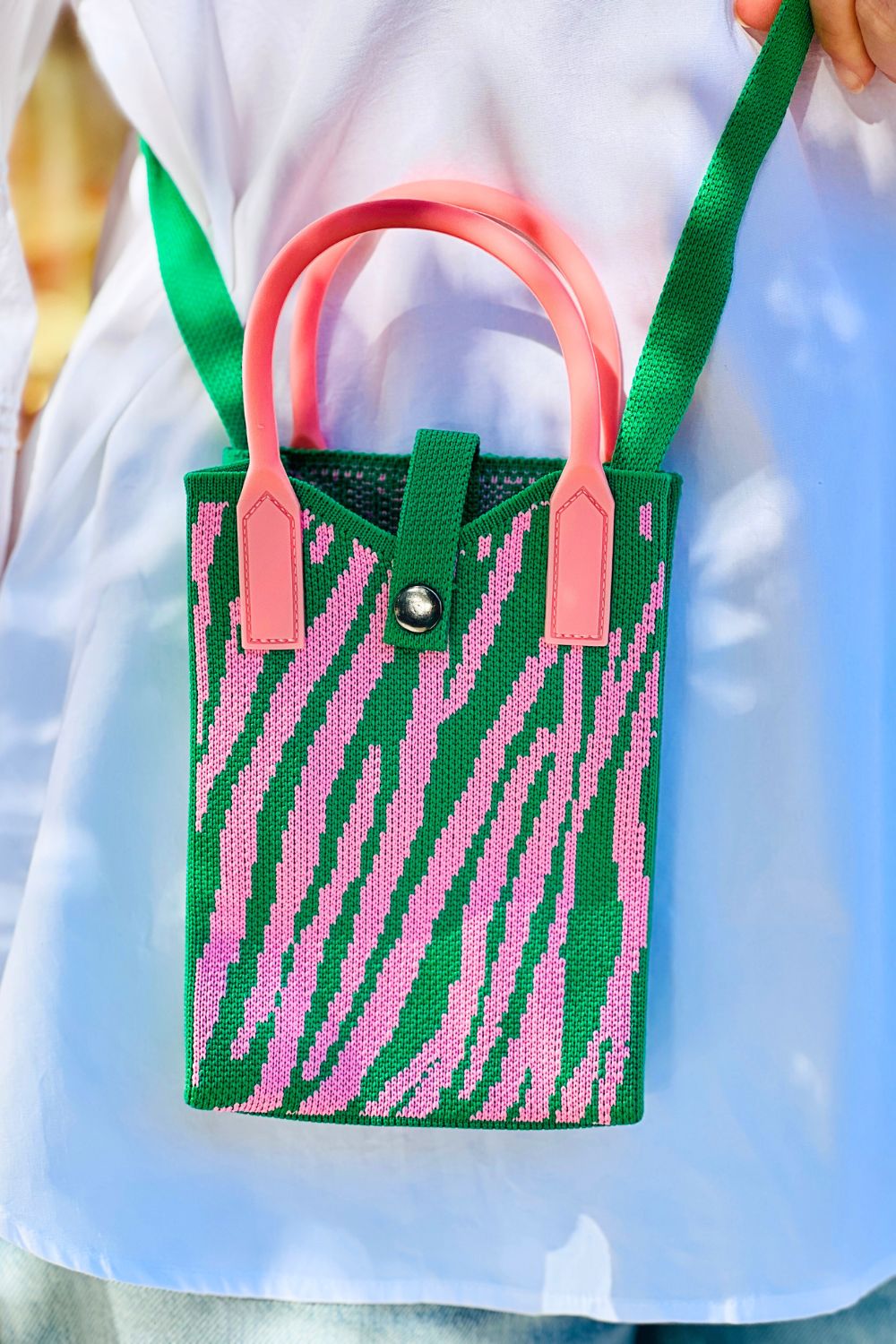 Micro Walker- Pink and Green Zebra