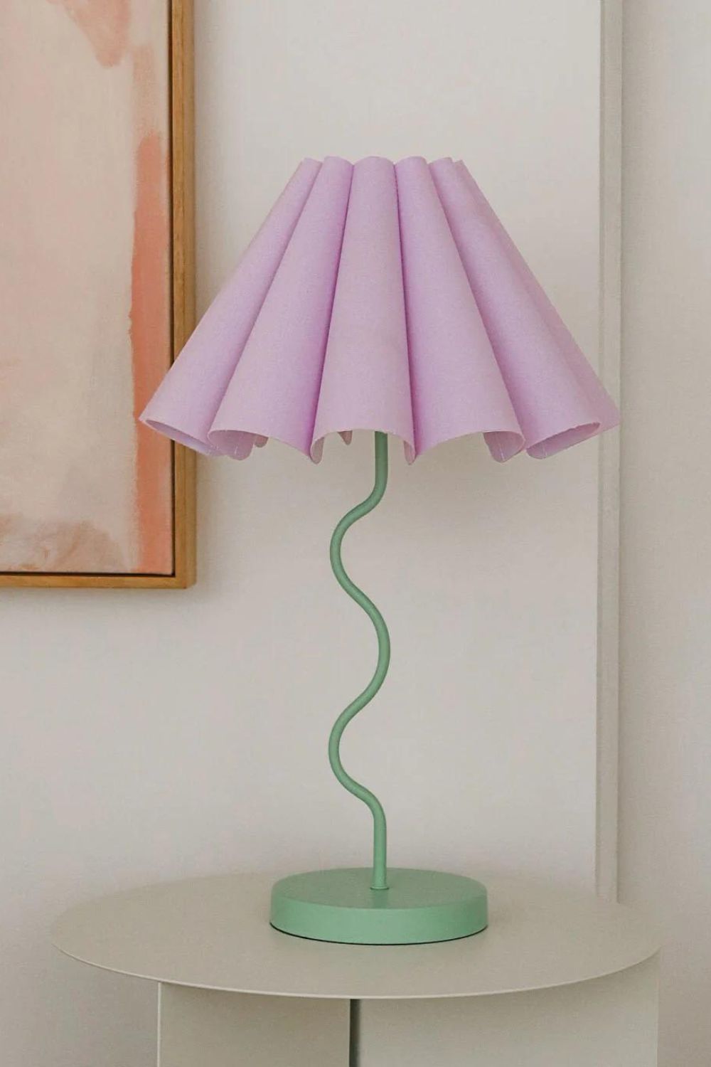 CORA TABLE LAMP LILAC PASTEL GREEN – Crate Expectations