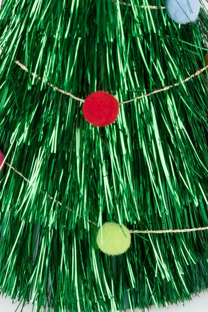 Tinsel Tree Party Hats (Pack of 6)