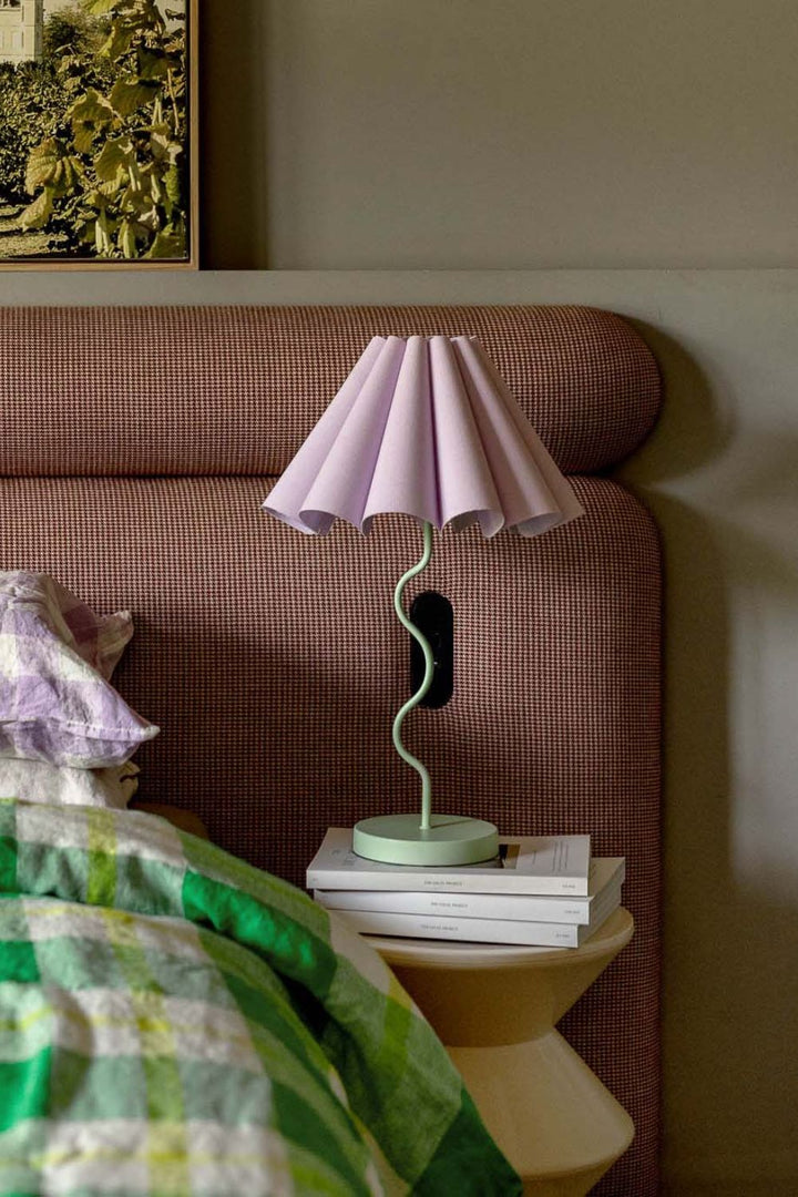 CORA TABLE LAMP - LILAC | PASTEL GREEN