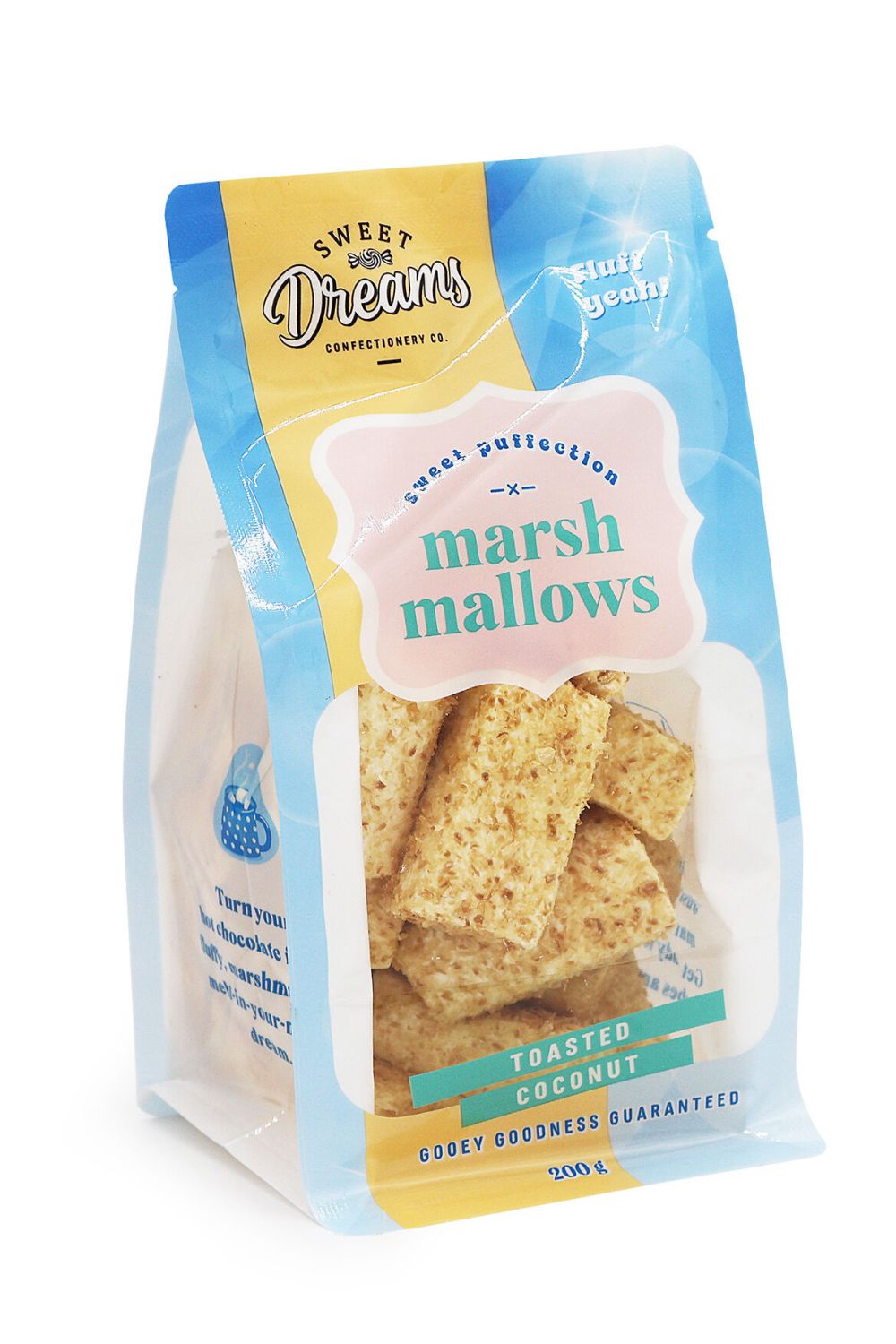Marshmallow Pouch Toasted Coconut 200g
