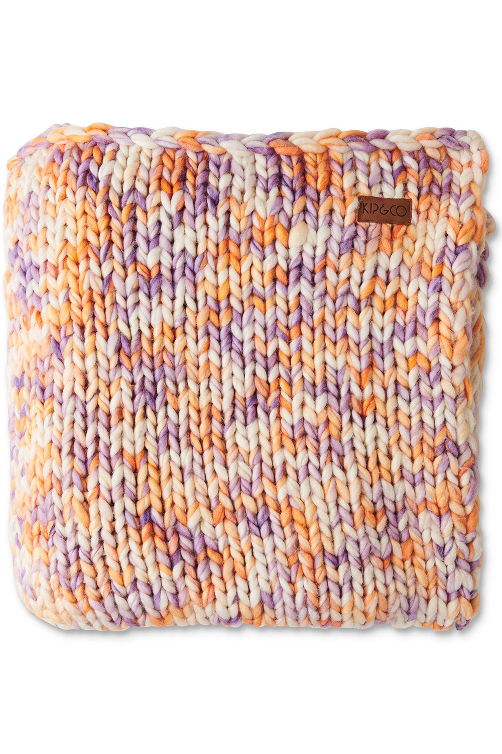 KIP & CO | Boysenberry Pie Chunky Knit Blanket One Size