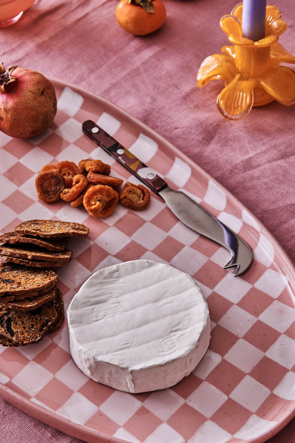 KIP & CO | Checkered Platter One Size