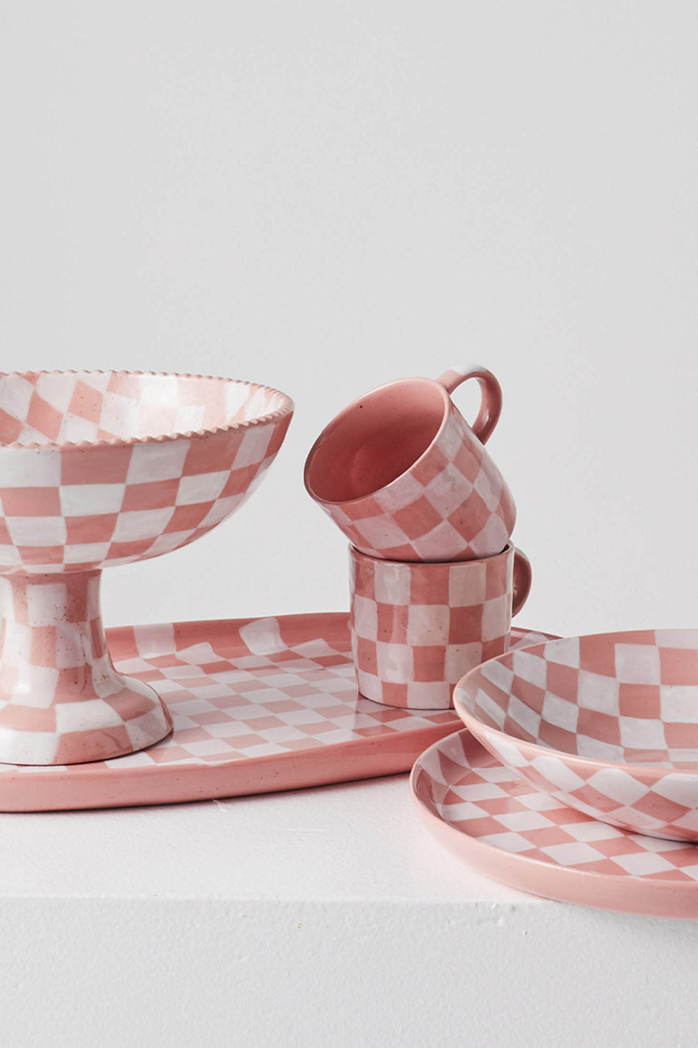 KIP & CO | Checkered Bowl 2P Set One Size