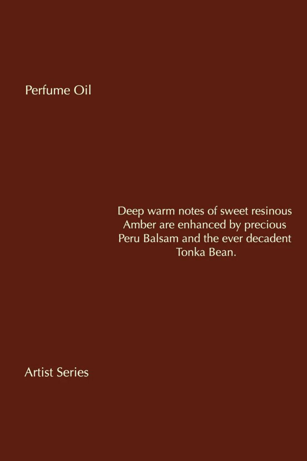 KLEINS PERFUMERY | AMBRE PERFUME OIL