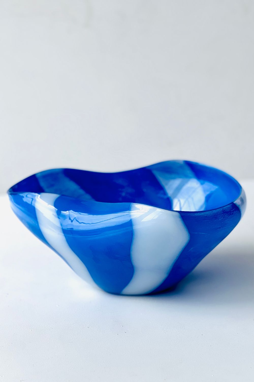 Candy Bowl - Small - Cobalt / White