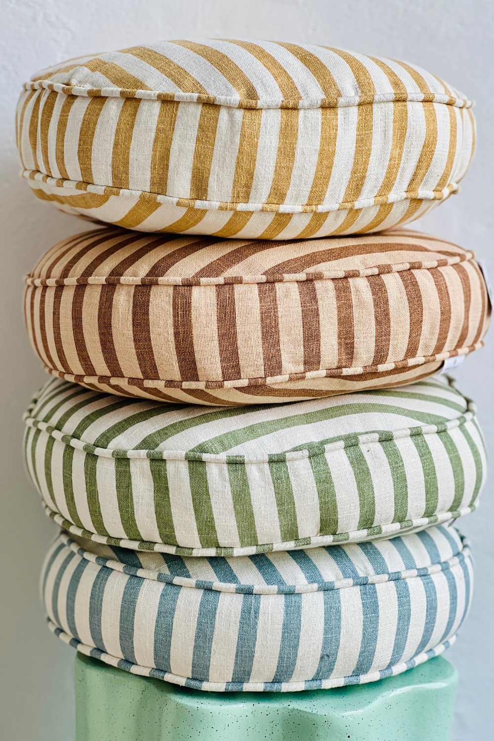 MONTAUK ROUND COTTON CUSHION 40CM TERRA