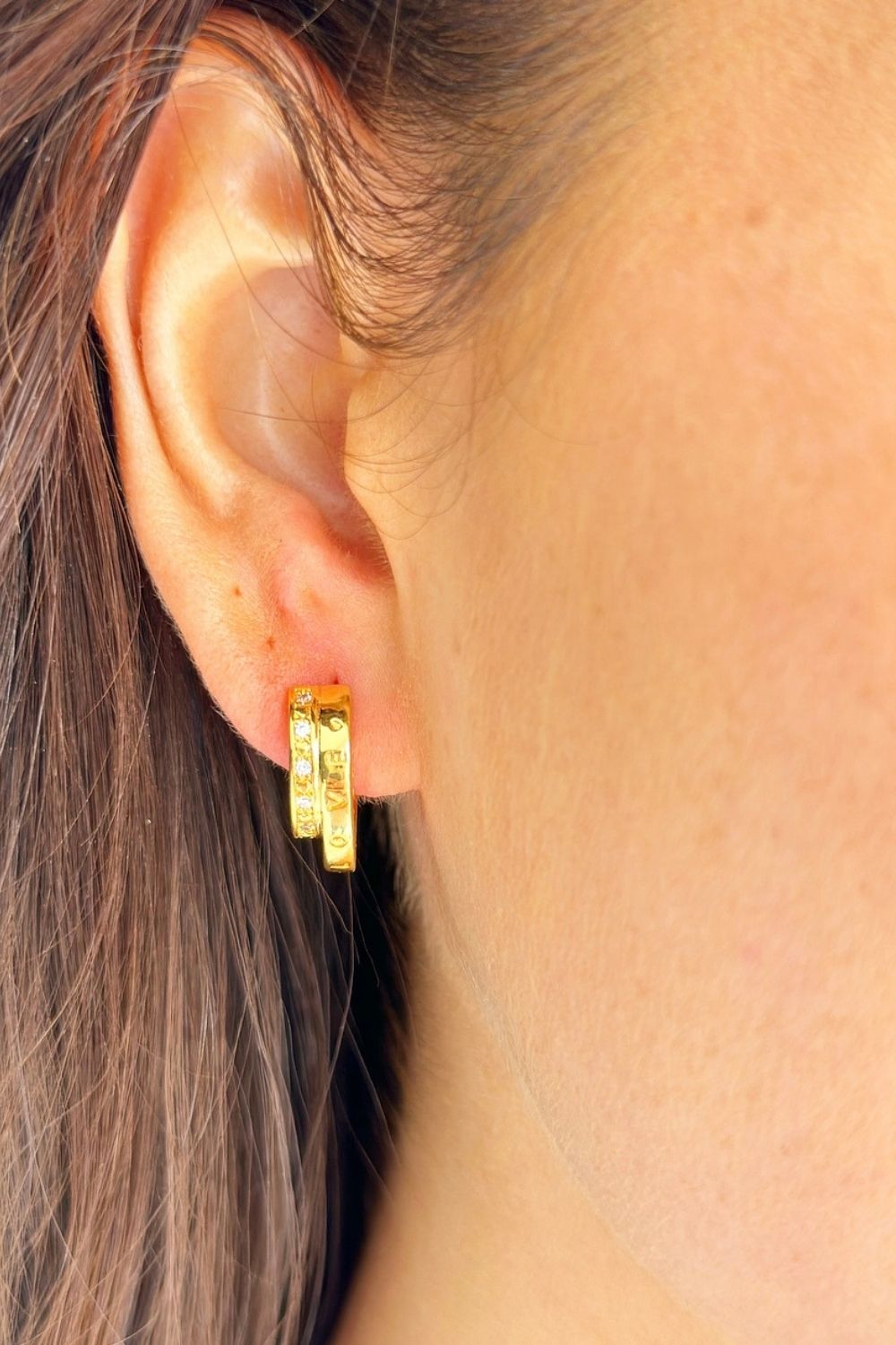 Hoop earrings for multiple piercings store