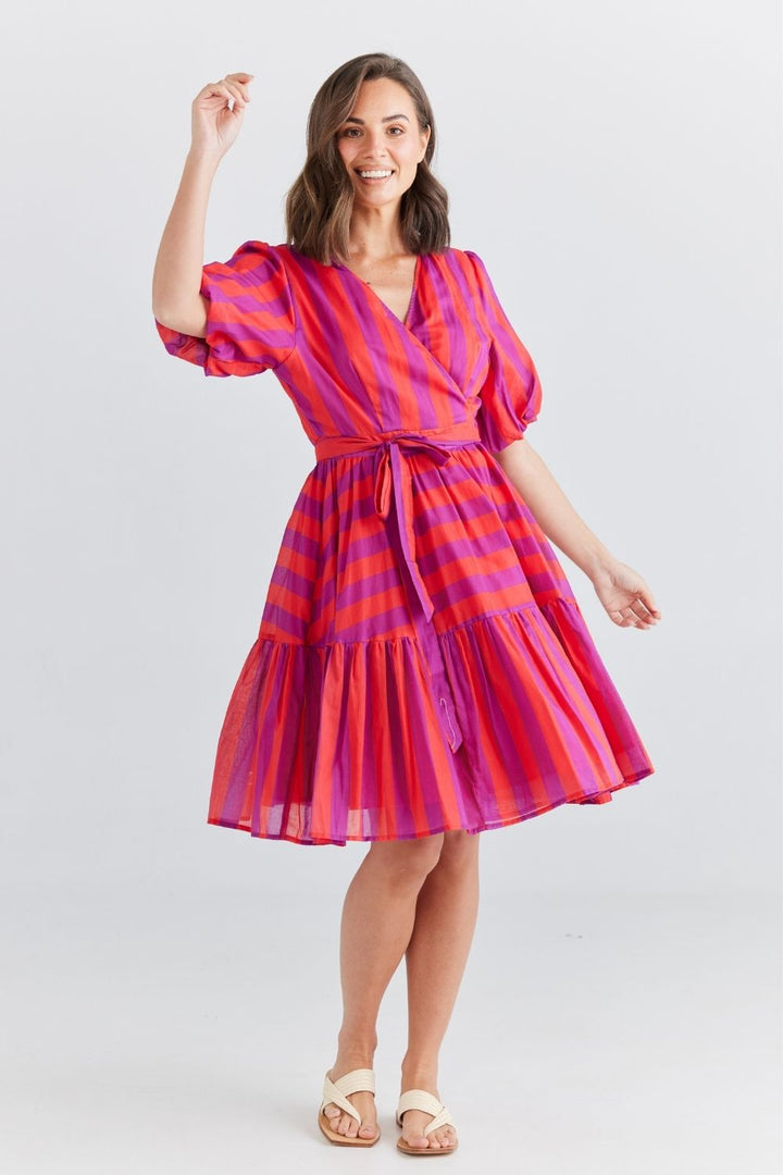 Floss Dress - Yuzu Stripe
