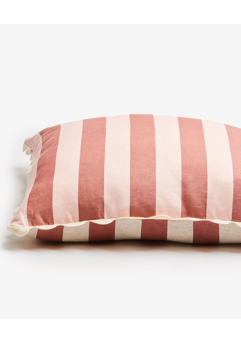 Bonnie & Neil Bold Stripe Berry Pink 60cm Cushion