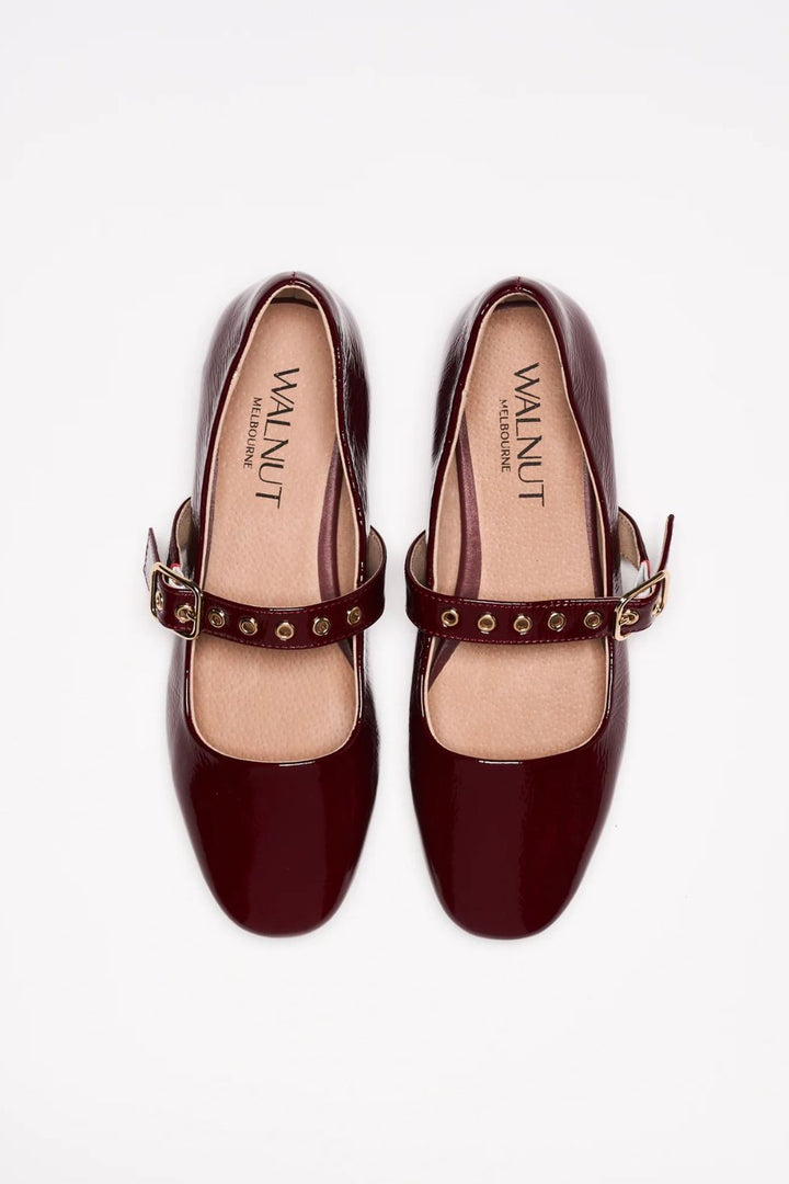 Bianca Leather Ballet - Red Patent