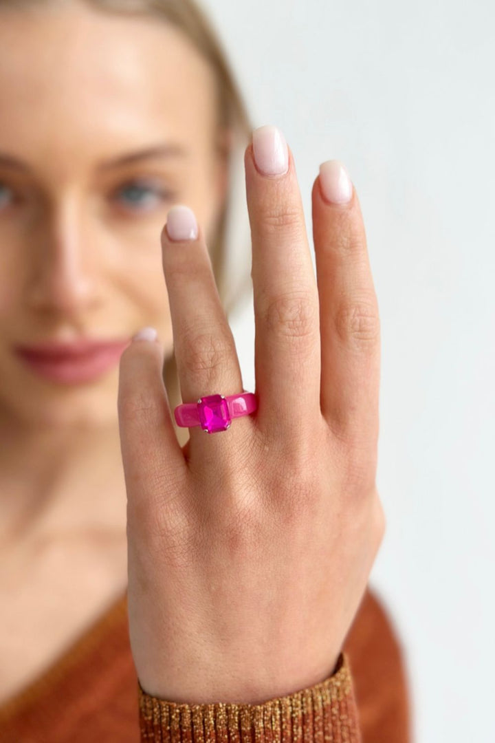 Glam Rock - I do ring -  Pink