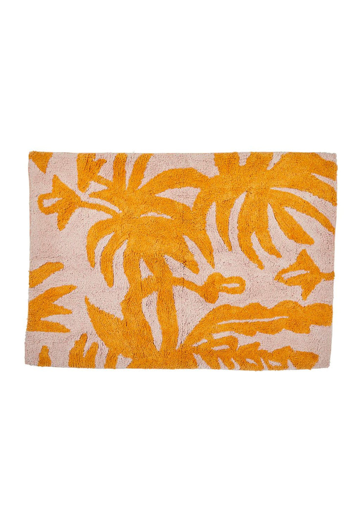 LEAF YELLOW BATH MAT