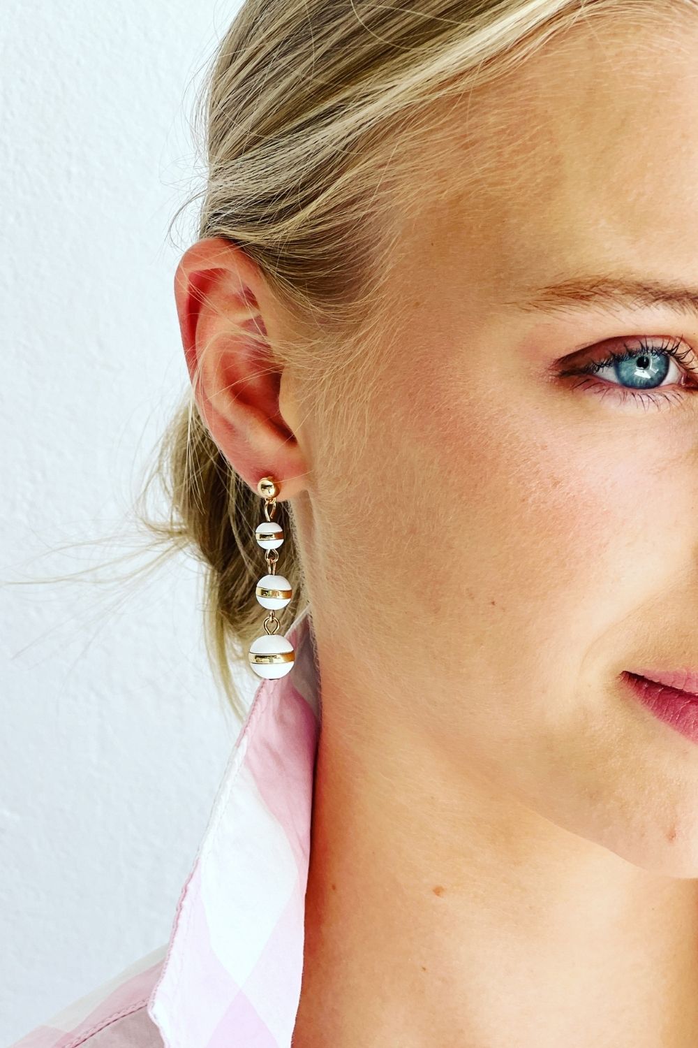 Snow Sphere Earrings