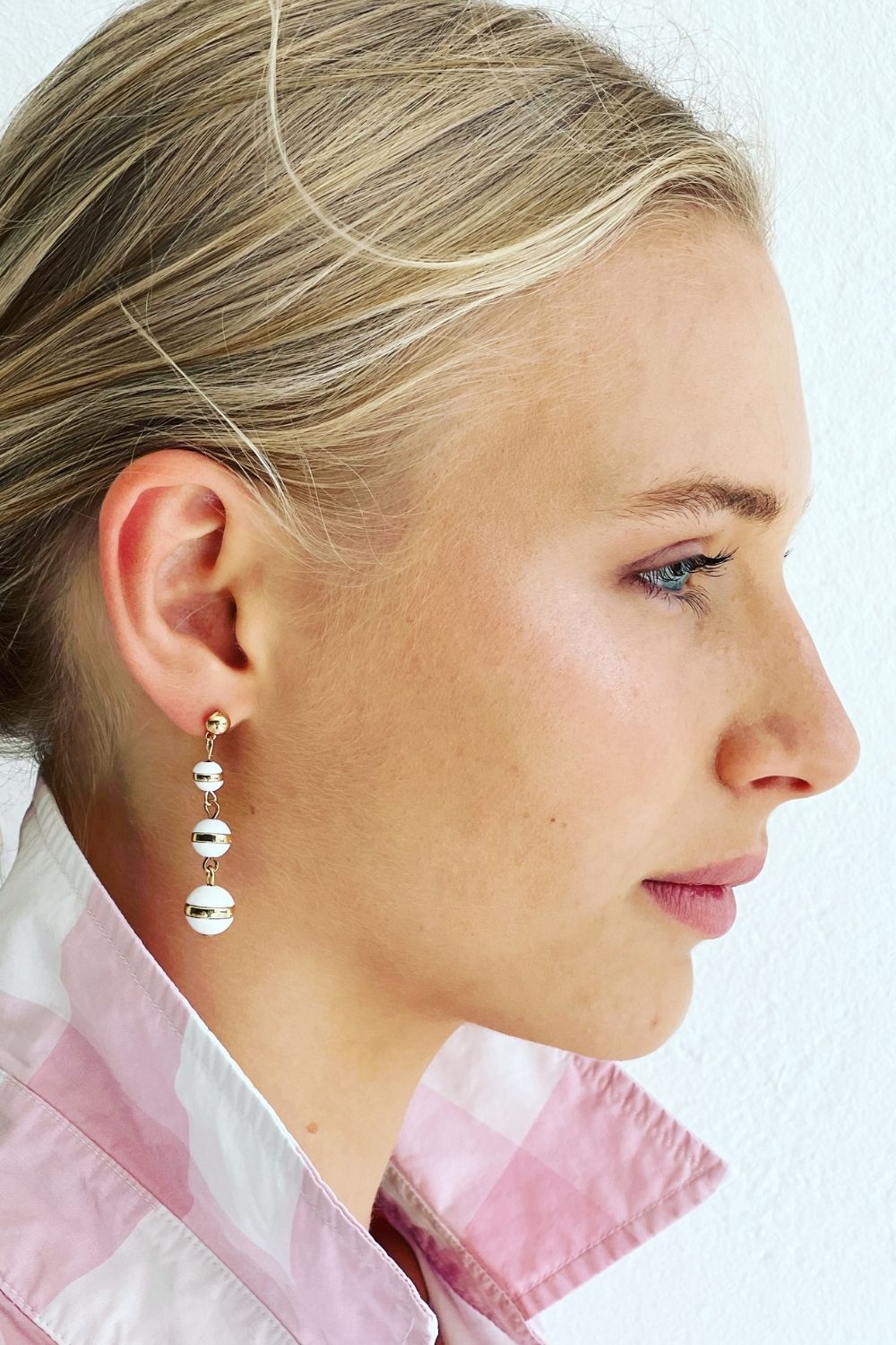Snow Sphere Earrings