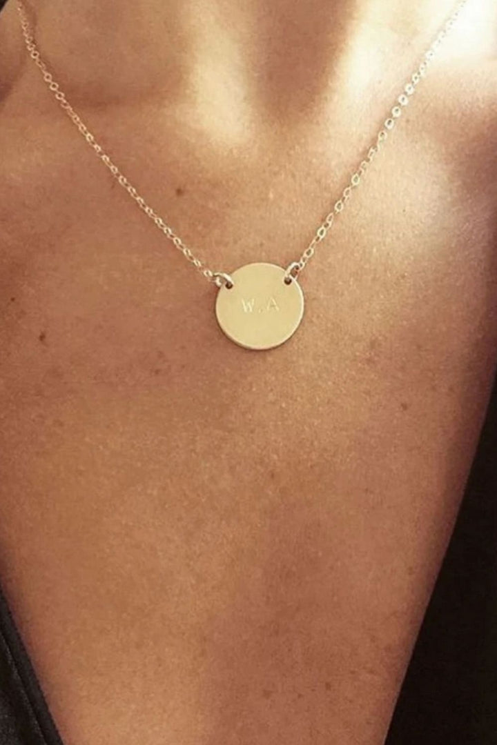 The Chloe Disc Necklace