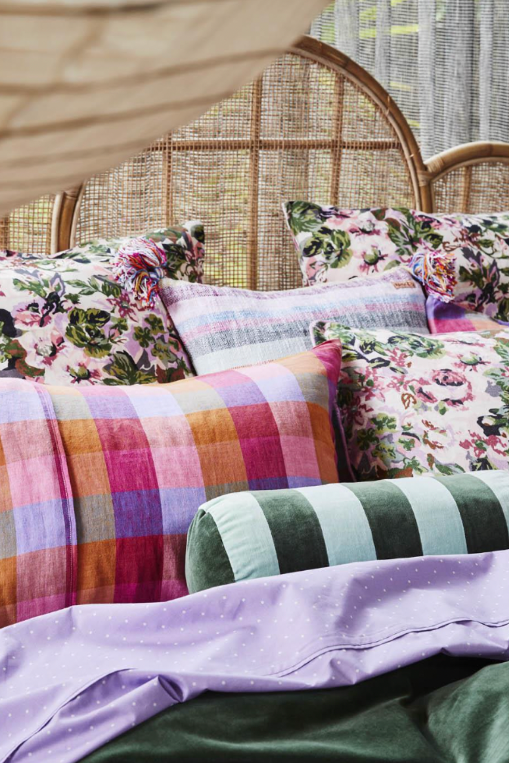 Garden Path Floral  Euro sham