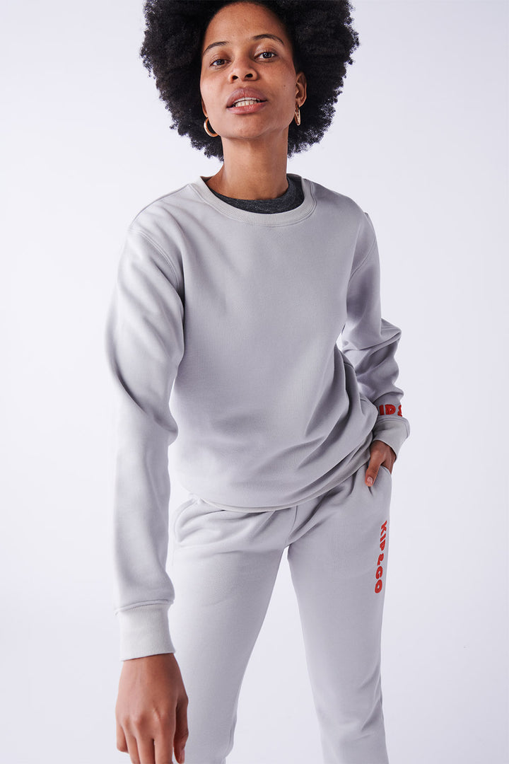 Grey Adult Organic Cotton Sweater