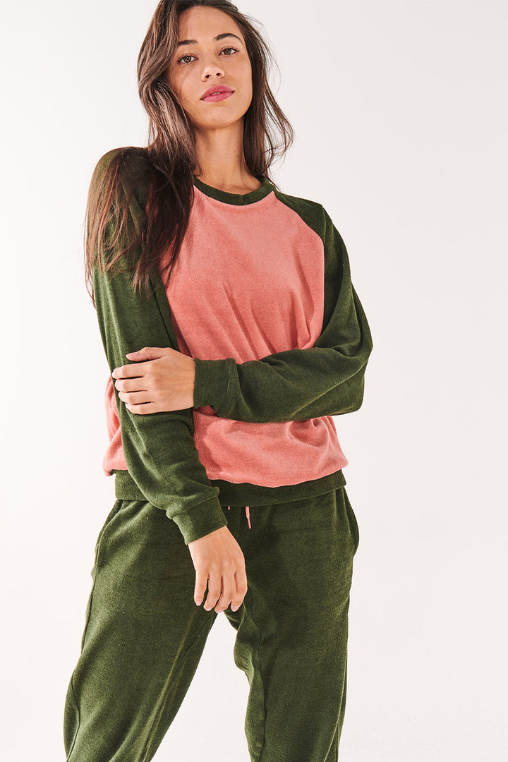 KIP & CO. KOMBU LOBSTER TERRY ADULT SWEATER - SIZE 8
