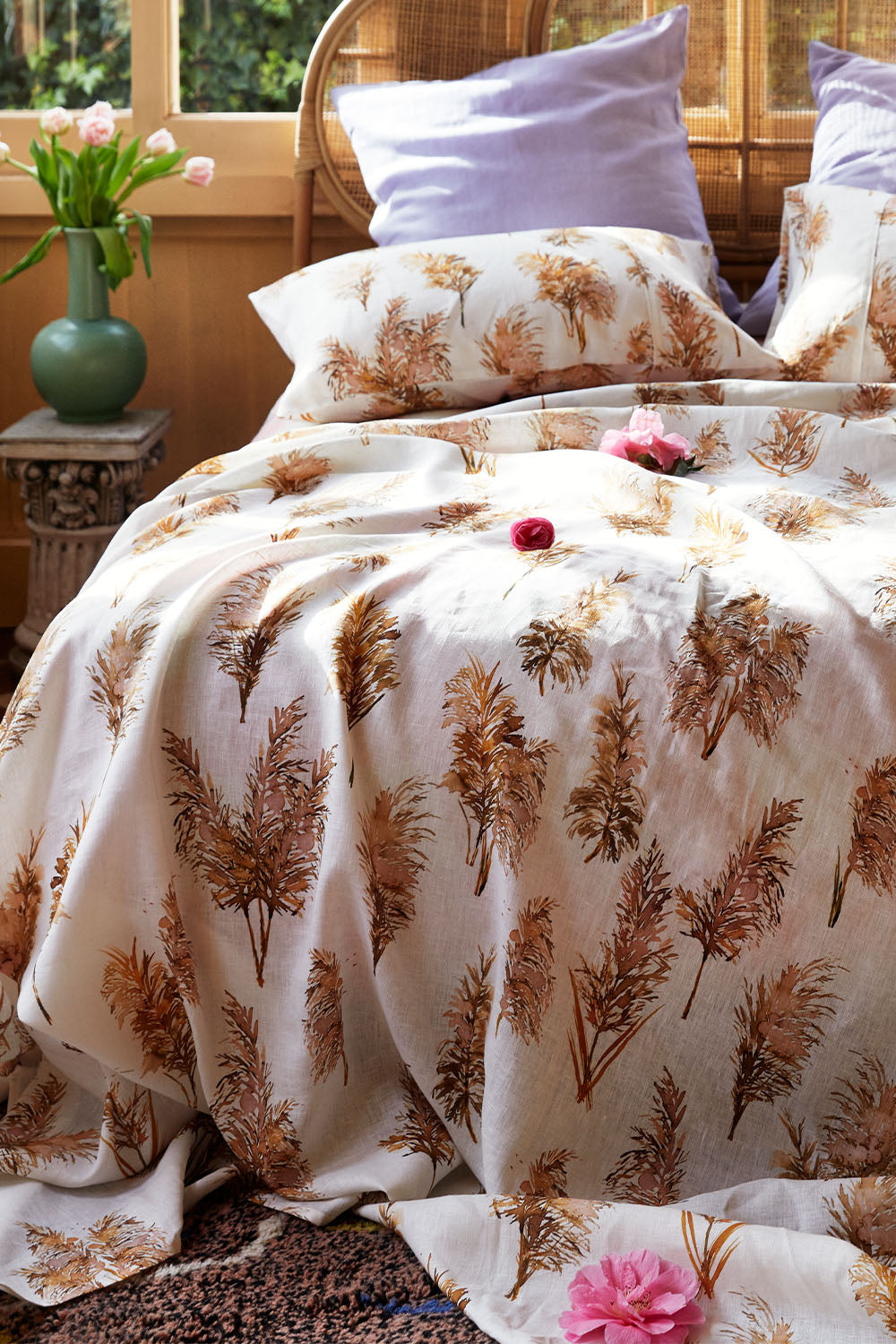 PAMPAS FIELD LINEN QUILT COVER