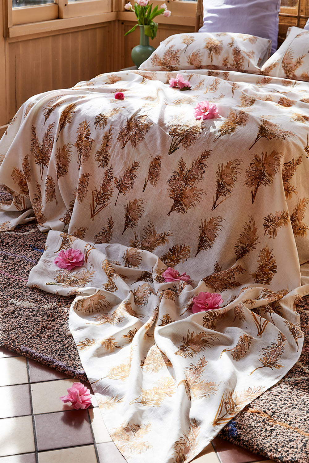 PAMPAS FIELD LINEN QUILT COVER