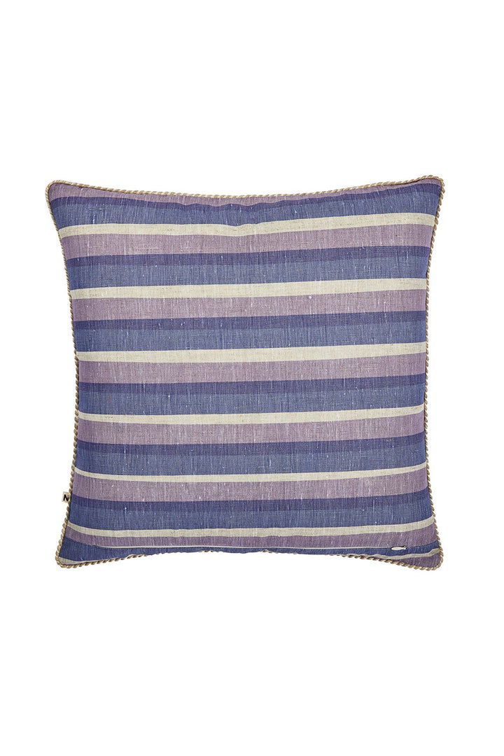 BONNIE & NEIL STRIPE LILAC CUSHION