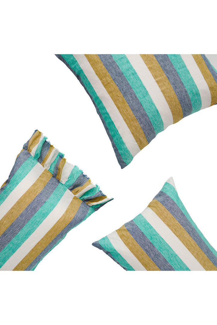 Lagoon Stripe Pillowcase Sets