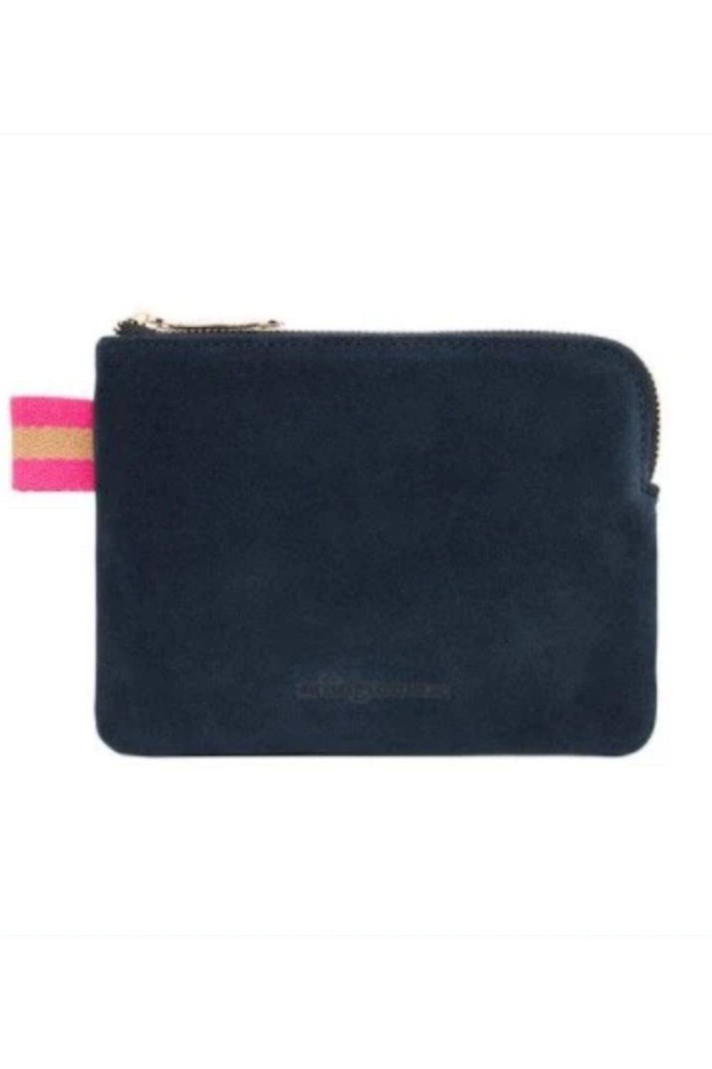 PAIGE COIN PURSE - NAVY SUEDE