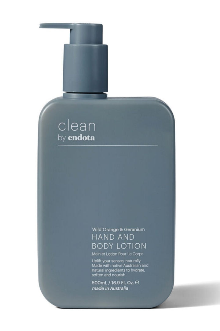 CLEAN by endota  Wild Orange & Geranium Hand & Body Lotion 500ml