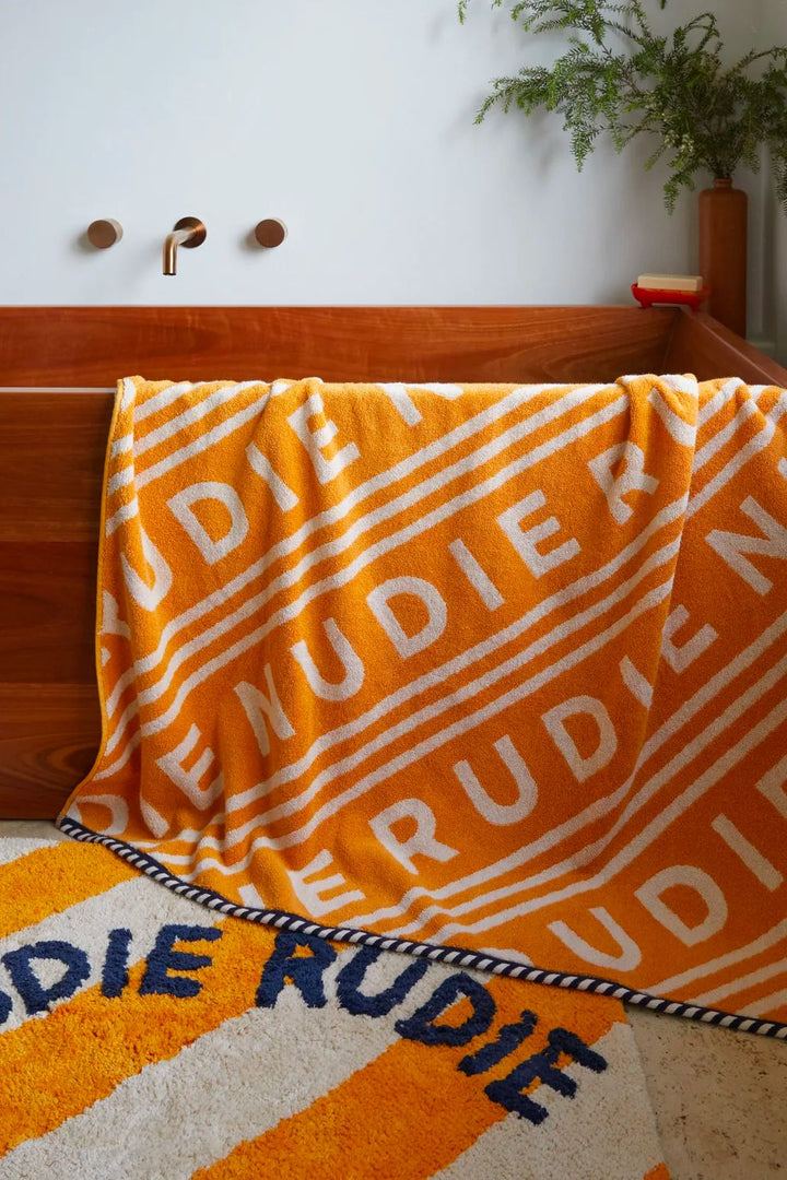 ravenna nudie bath sheet - marigold