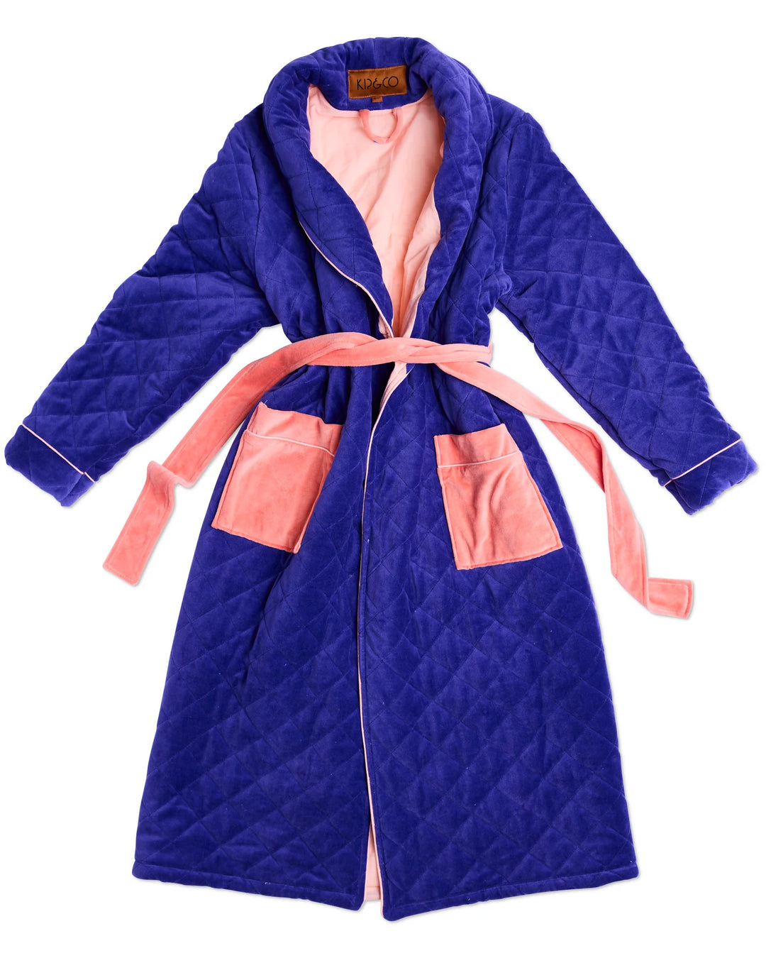 Mulberry Pie Quilted Velvet Robe